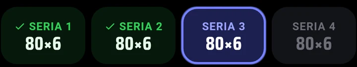 Serie 1 i 2 zaliczone, seria 3 w toku